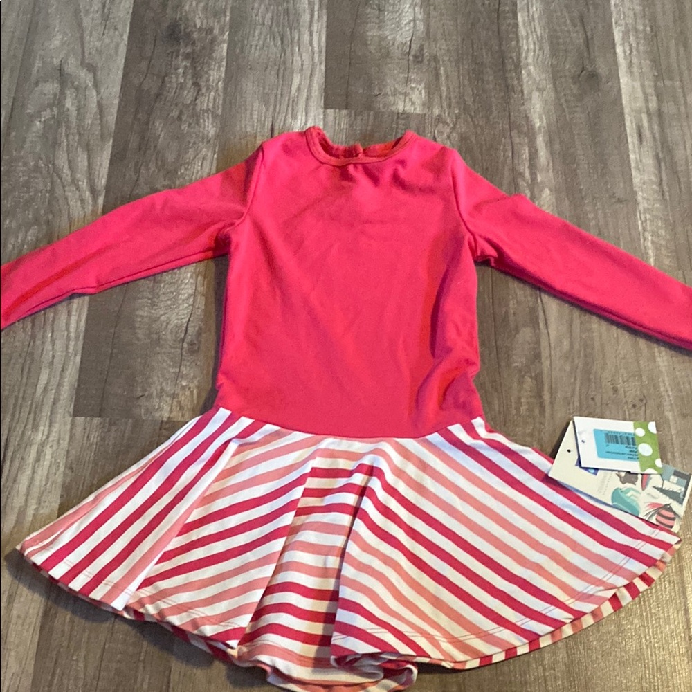 Pink and White Striped Kids Costume